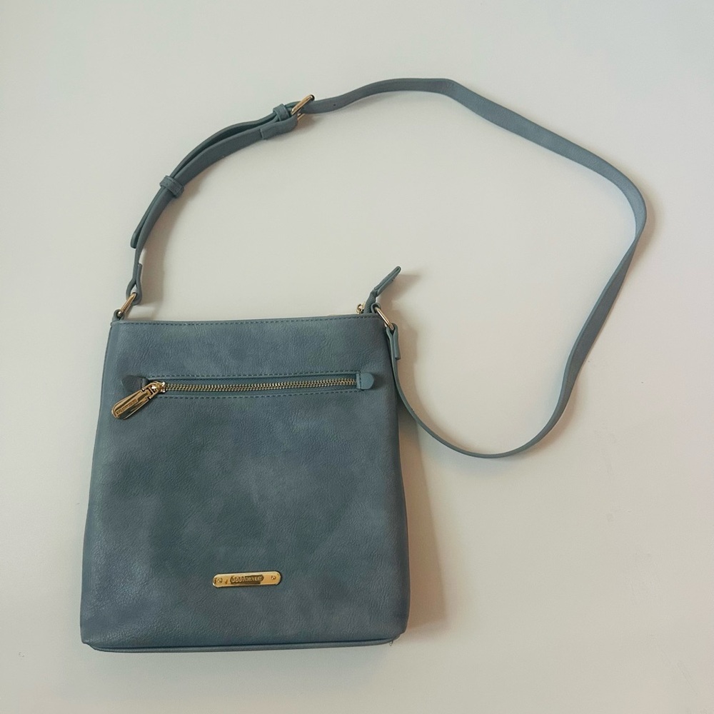 Bostanten Women’s Blue Crossbody Handbag